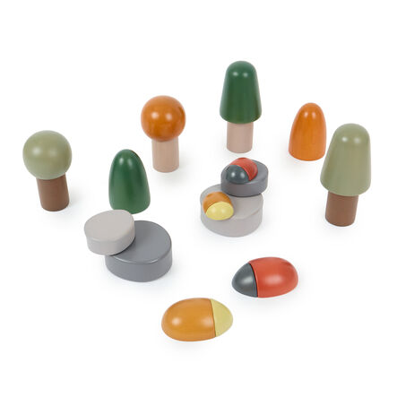 TTS Small World Wooden Critters Set 18cs  hi\-res